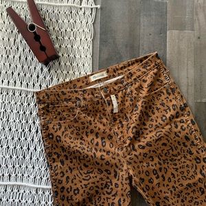 Madewell Stovepipe Jeans in Leopard
